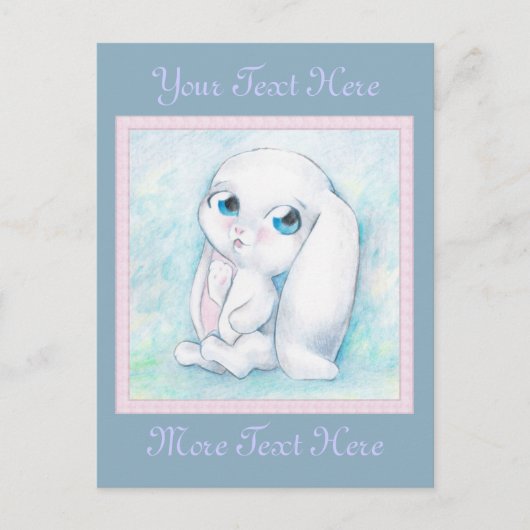 Little Bunny Briefkaart (Voorkant)