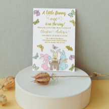 Little Bunny Butterfly 1 Baby shower