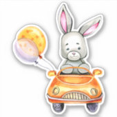 Little Bunny Cute Animal Sticker (Voorkant)