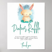 Little Bunny - Diaper Raffle game Poster (Voorkant)