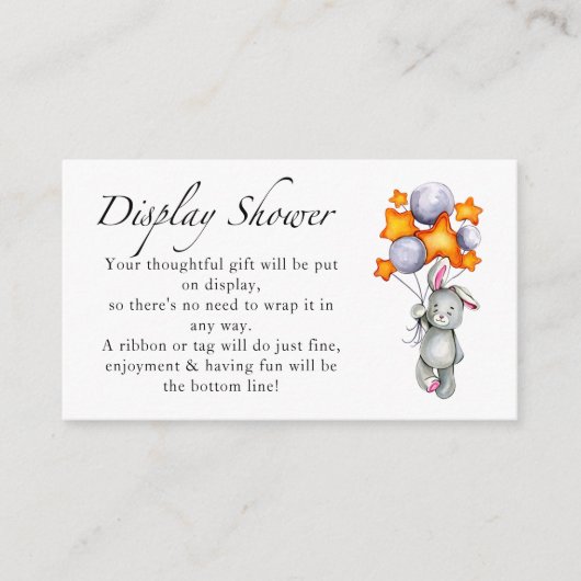 Little Bunny display schouwer bijlage card (Voorkant)