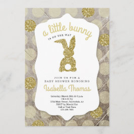 Little Bunny Easter Baby shower genderneutraal Kaart