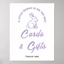 Little Bunny Easter Baby shower Kaarten & Geschenk