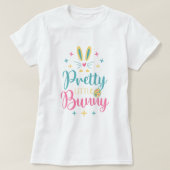 Little Bunny Easter T-shirt; Schattigee pastellen T-shirt (Design voorkant)