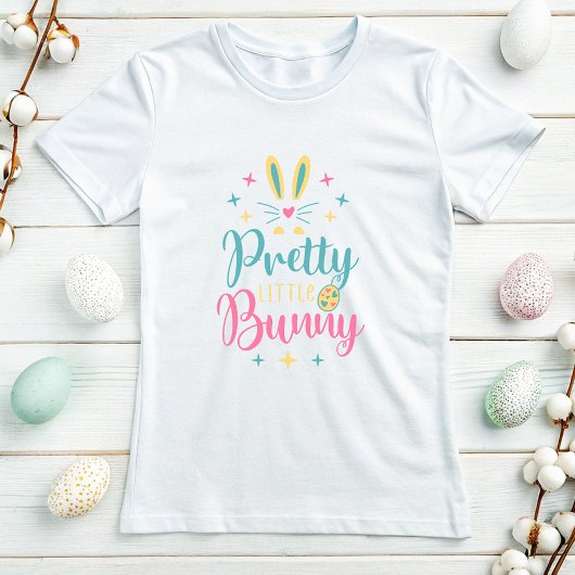 Little Bunny Easter T-shirt; Schattigee pastellen T-shirt