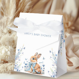 Little Bunny en Blue Wildflowers Baby shower Bedankdoosjes