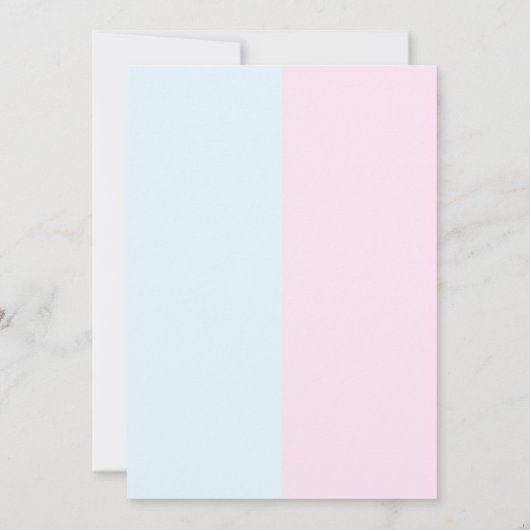 Little Bunny Gender onthulling Kaart (Achterkant)