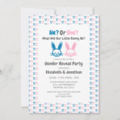 Little Bunny Gender onthulling Kaart (Voorkant)