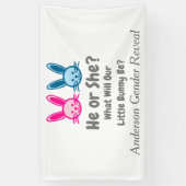 Little Bunny Gender onthulling Spandoek (Verticaal)