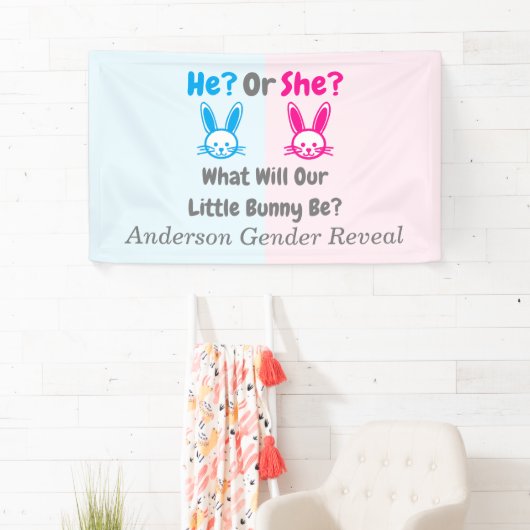 Little Bunny Gender onthulling Spandoek (Insitu)