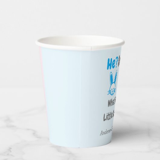 Little Bunny Gender onthult Hershey's Papieren Bekers (Rechts)