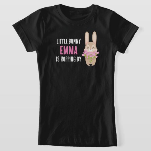 Little Bunny Is Hopping beroemd gemaakt door Schat T-shirt (Laagn)