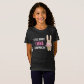 Little Bunny Is Hopping beroemd gemaakt door Schat T-shirt (Voorkant volledig)