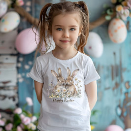 Little Bunny Kinder gepersonaliseerd T-shirt