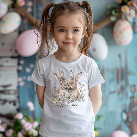 Little Bunny Kinder gepersonaliseerd T-shirt