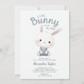 Little Bunny Overalls Schattigee Tuin Baby Jongens Kaart (Voorkant)