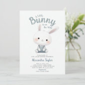 Little Bunny Overalls Schattigee Tuin Baby Jongens Kaart (Staand voorkant)
