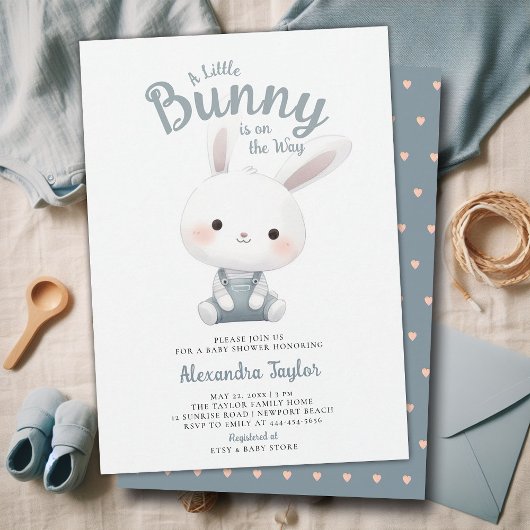 Little Bunny Overalls Schattigee Tuin Baby Jongens Kaart