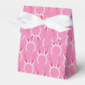 Little Bunny Pink Rabbit Ears New Baby Shower Bedankdoosjes (Voorkant Zijde)