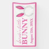 Little Bunny Pink Rabbit Ears New Baby Shower Spandoek (Verticaal)