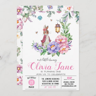 Little Bunny Spring Birthday Kaart