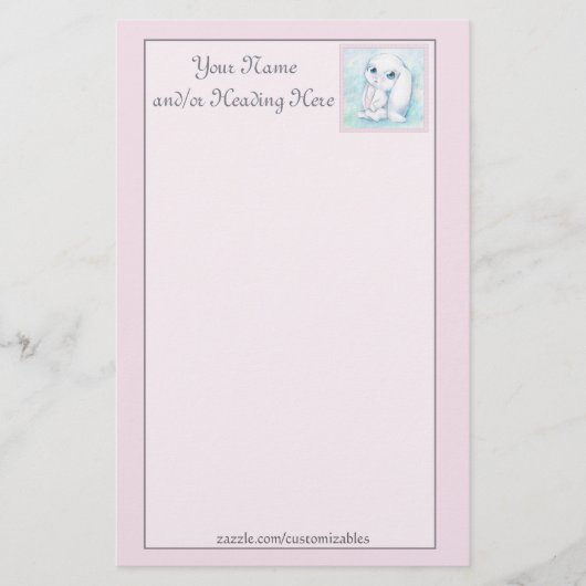 Little Bunny Stationery Briefpapier (Voorkant)