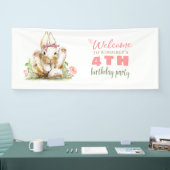 Little Bunny verjaardagsfeestje Spandoek (Beurs)