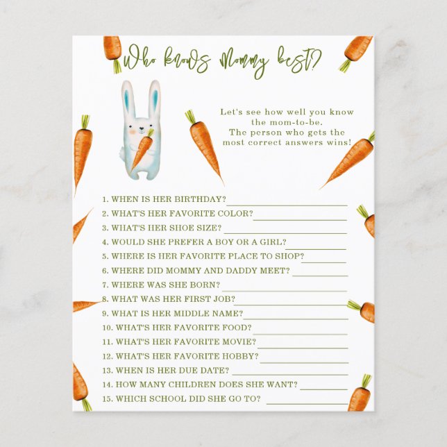 Little bunny - Wie kent mama het beste (Voorkant)