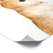 Little Bunny Woodland kwekerij decor Poster (Hoek)