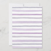 Little Bunny wordt één, lente verjaardag Kaart (Achterkant)