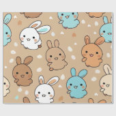 Little Bunny Wrapping Paper Cadeaupapier (Vlak)