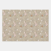 Little Busy Brown Mice Baby Inpakpapier Vel (Voorkant)