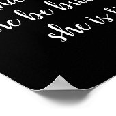 Little But Fierce Quote Poster (Hoek)