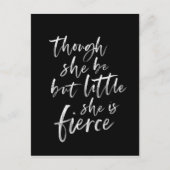 Little but Fierce William Shakespeare Briefkaart (Voorkant)