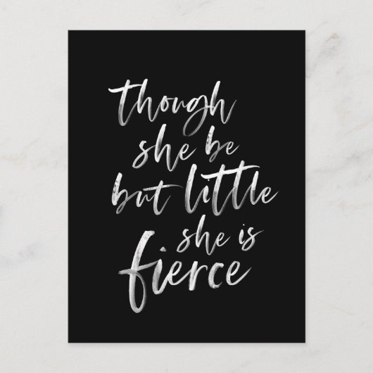 Little but Fierce William Shakespeare Briefkaart (Voorkant)