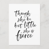 Little but Fierce William Shakespeare Briefkaart (Voorkant)