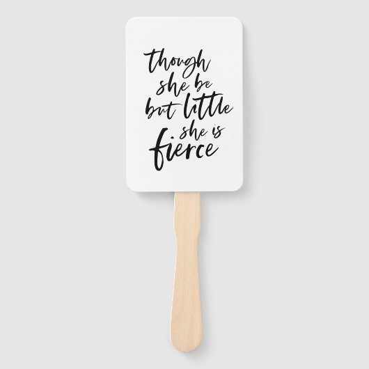 Little but Fierce William Shakespeare Handwaaier (Voorkant)