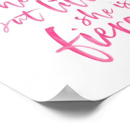 Little but Fierce William Shakespeare Poster (Hoek)