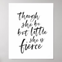 Little but Fierce William Shakespeare