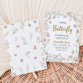 Little Butterfly Baby Shower Kaart