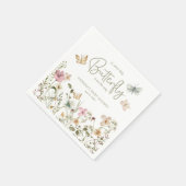 Little Butterfly Boho Baby shower Servet (Hoek)