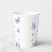 Little Butterfly Boy Baby shower Papieren Bekers (Rechts)