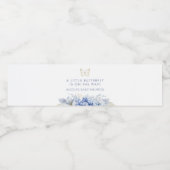 Little Butterfly Boy Baby shower Waterfles Etiket (Enkel label)