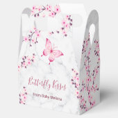Little Butterfly Cherry Blossom Baby shower Bedankdoosjes (Geopend)