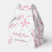 Little Butterfly Cherry Blossom Baby shower Bedankdoosjes (Voorkant Zijde)