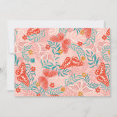 Little Butterfly Crystal 1e Verjaardag Foto Kaart (Achterkant)