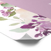 Little Butterfly Garden Baby shower Welkom Poster (Hoek)