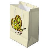Little Butterfly Gift Bag - Uw kleuren Medium Cadeauzakje (Achterkant Gekanteld)