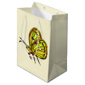 Little Butterfly Gift Bag - Uw kleuren Medium Cadeauzakje (Voorkant Gekanteld)