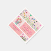 Little Butterfly is haar weg Schattige Whimsical P Servet (Hoek)